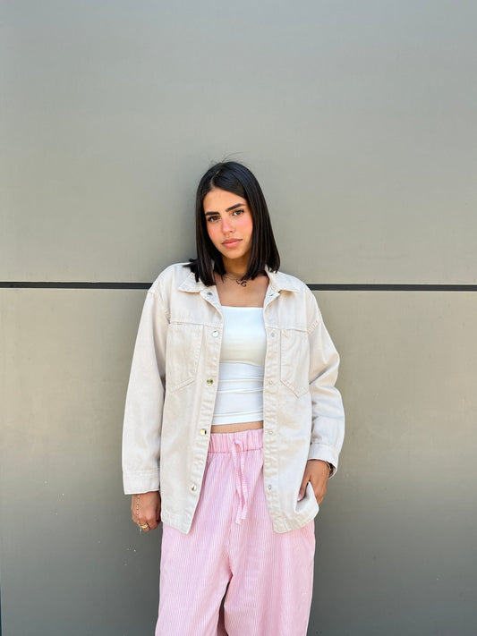 Denim Beige Shirt - CIVA